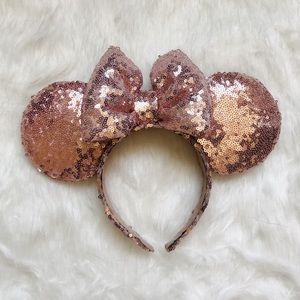 Rose Gold Minnie Mouse Ears